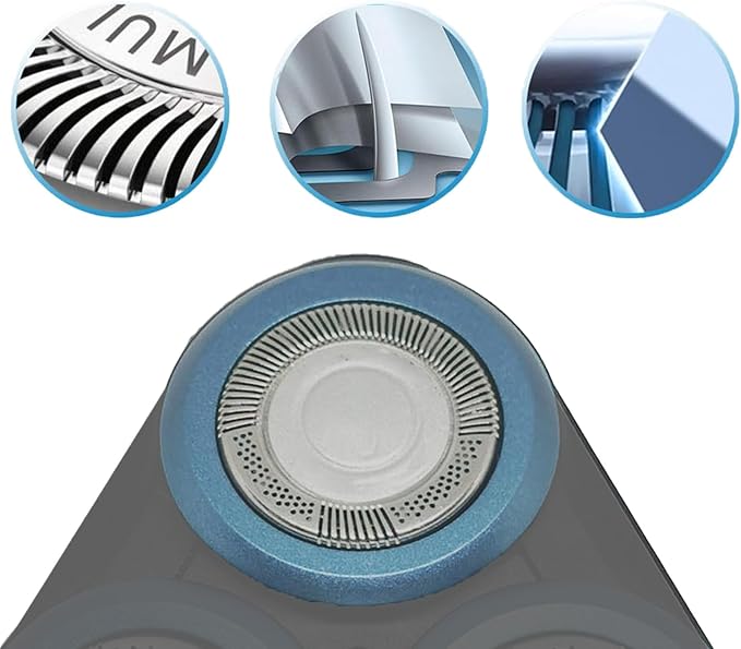 SH60/50 Replacement Shaver Head Blades Fit for Philips S6000 Series 6000 Replacement Philips Norelco Mens Cordless Wet Dry Electric Shaver SH50 5000 6000 Series