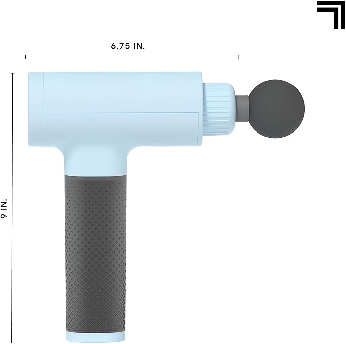 Sharper Image Powerboost Massage Gun Bundle - Deep Tissue Percussion Massager 2-Pack| 5 Attachments &amp 6 Speeds| Quiet Portable Muscle Relief &amp Workout Recovery| Men &amp Women Holiday Gift Se