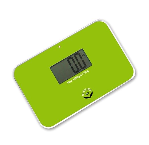 NewlineNY Auto Step On Super Mini Travel Bathroom Scale 5.25 x 8.5 SBB0638SM: Green