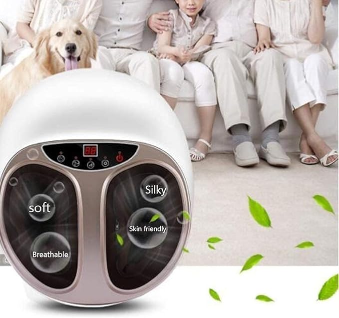 Foot Massager Machine with Heat Shiatsu Deep Tissue Kneading Rolling Massage Air Compression for Plantar Fasciitis Pain Relief Relax for Home or Office Birthday and Christmas Gifts for Women Men