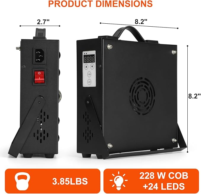 Red Light Therapy Panel Infrared Red Light Therapy for Body Clinical 228W COB Bead 630nm 660nm 850nm Red Light Panel