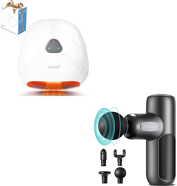 arboleaf Massage Gun and Hand Massager Bundle
