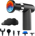 Hot and Cold Massage Gun - Detachable Extended Handle Massage GunDeep Tissue Massage Gun Used for Relieving Pain in The Back/Muscles of The Neck/Body with 6 Massage Heads LCD Display