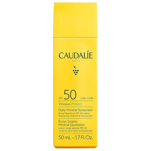 Caudalie Vinosun Protect Daily Mineral Sunscreen SPF50-50 mL