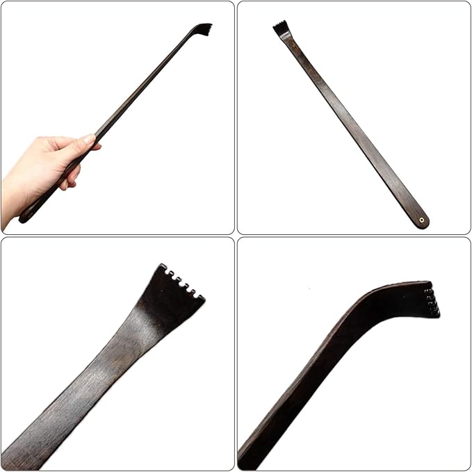 Manual Back Scratcher - Long Reach Back Massager for Itching Relief and Body Relaxation(C)