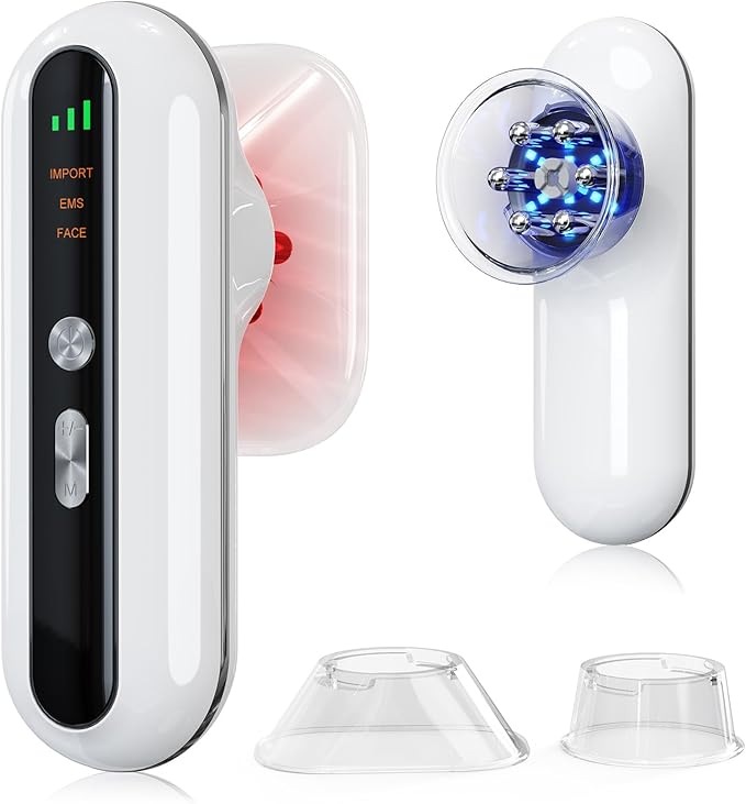 Body Sculpting Machine 3-in-1 Body Sculptor Red Light Therapy Electric Cupping Therapy Massager Lymphatic Drainage Massager Suitable for Belly Waist Arms Hip Legs and Face