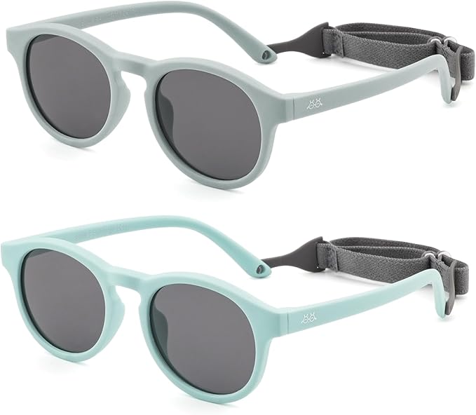 EYEBUDDY 2 Packs Baby Sunglasses