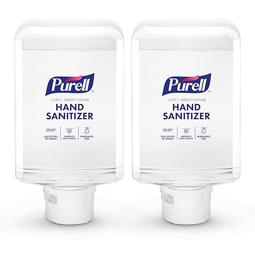 PURELL Advanced Hand Sanitizer ULTRA NOURISHING Foam 1200 mL Refill for PURELL ES10 Automatic Hand Sanitizer Dispenser (Pack of 2) – 8357-02