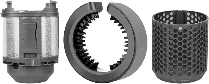 Inner Filter Replacement Cover Cage and Outer Filter Cage Cover Replacement and Cleaning Brush for Dyson Airwrap HS01 HS05