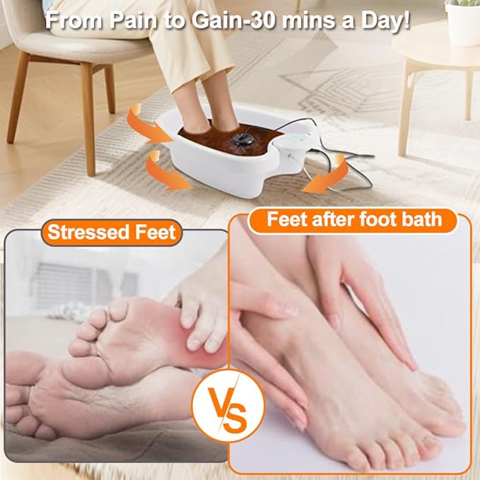 Portable Ionic Foot Bath Detox Machine - Ionic Detox Foot Spa Ion Cleanse for Home Use Home Salon Spa Detox Machine Healthy Detoxification