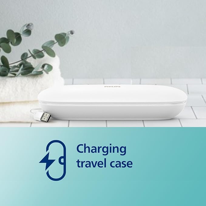Philips Sonicare DiamondClean Connected Electric Toothbrush 2 Pack x2 Sonic Toothbrushes x2 Charging Travel Cases x2 A3 Brush Heads 12 Brushing Settings (Pink and White) Model HX9912/72