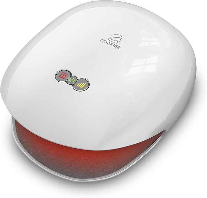 COMFIER FSA Wireless Hand Massager with Heat3 Levels Compression &amp HeatingRechargeable Hand Massager Machine for Carpal TunnelGifts for WomenMen HSA