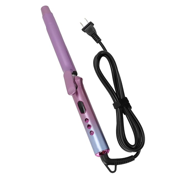 Professional Hair Curling Wand Anti Scald Head Rotatable Power Cord for Various Hairstyles 25mm