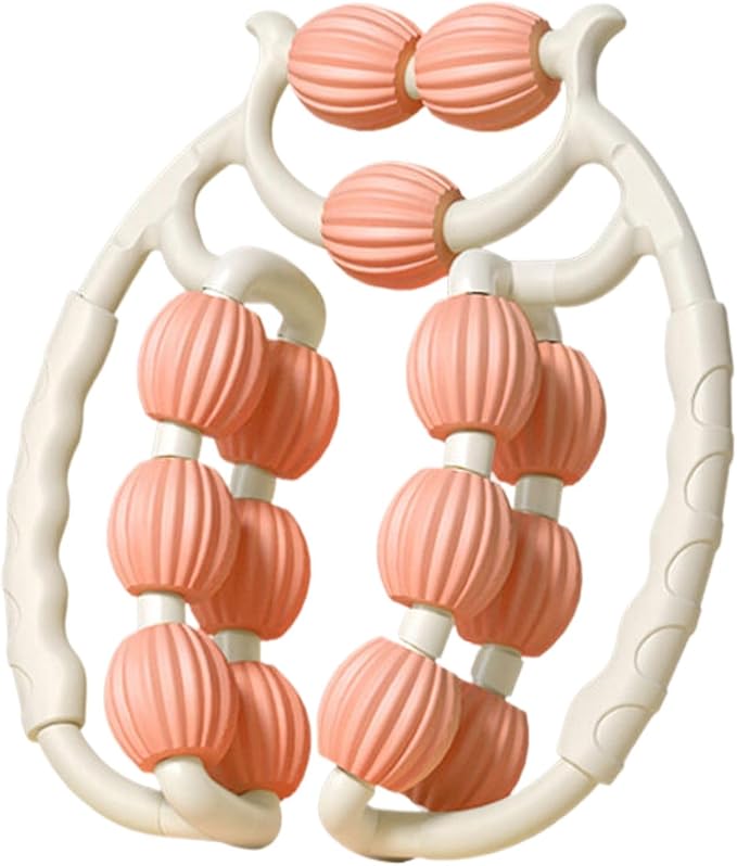 双排环形夹腿按摩器按摩腿神器滚轮腿部器美腿器 Foam Roller SetMassage Roller Stick泡沫轴 HomeOffice Body Electric Massagers