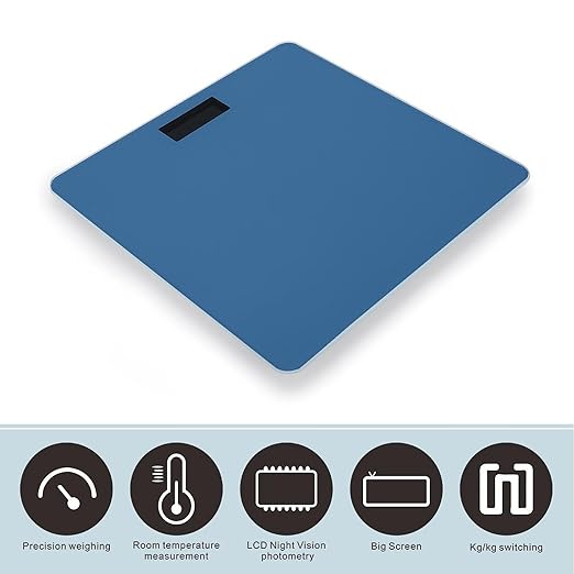 Energy Saving Scale Bathroom Weighing Scale Smart Scale for Body Weight Digital Purple