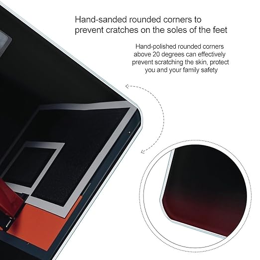 Basketball Scale for Body Weight Digital Bathroom Scale Toughened Glass High Precision Scales for Body Weight with Large LCD Backlight Display Weight Scales