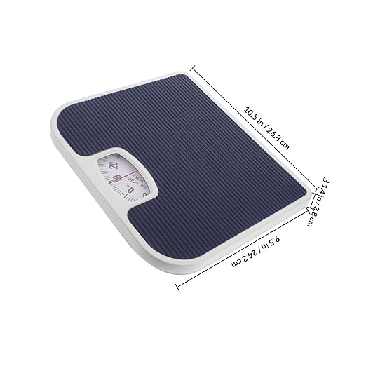 Mechanical Analog Bathroom Scale High Precision Analog Weight Scale for Home and Travel Use for Body Weight Monitoring