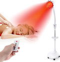 VARIPOWDER Red Light Therapy for Face and Boby Infrared Heat Lamp with Adjustable Stand LED 660nm and 850nm Red-Light for Skin Care (Water/Sand Filled Base)