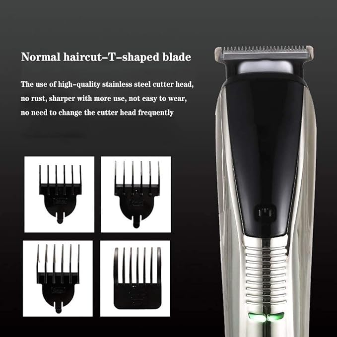 Beard Trimmer for Men Hair Clippers Hair Trimmer Waterproof Mustache Body Nose Ear Facial Cutting Shaver Electric Razor All in 1 Grooming Kit USB Rechargeable