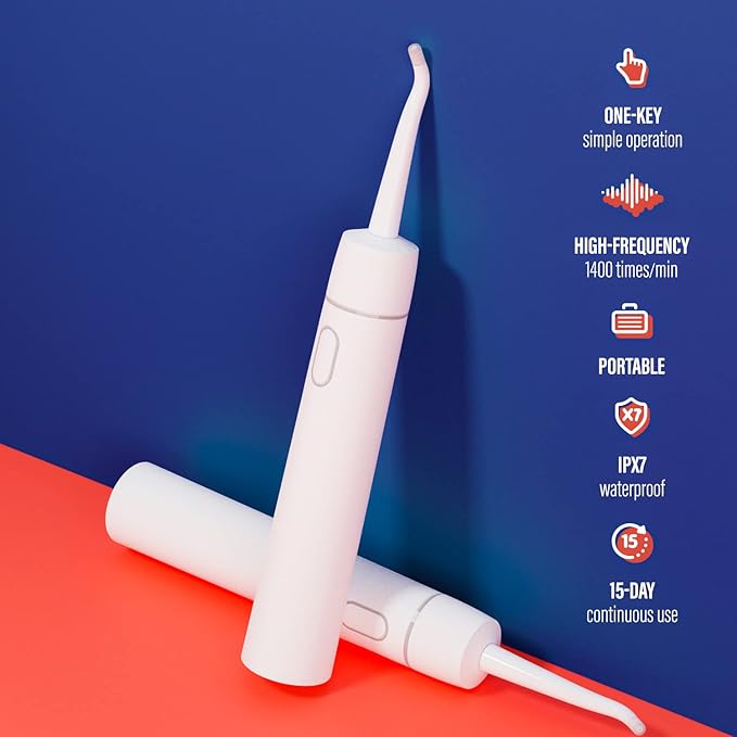 Portable Water Flosser for Teeth Professional Cordless Dental Oral Irrigator Tankless and Rechargeable IPX7 Waterproof Dental Water Flosser for Home and Travel Braces &amp Bridges Care