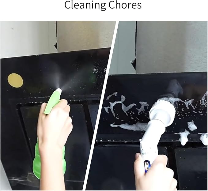 Cordless Electric Brush with Automatic Rotation for Efficient Home Surfaces