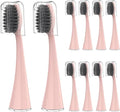 Replacement Brush HeadsCompatible for Burst Pro Sonic Electric Toothbrush(10pcs Pink)