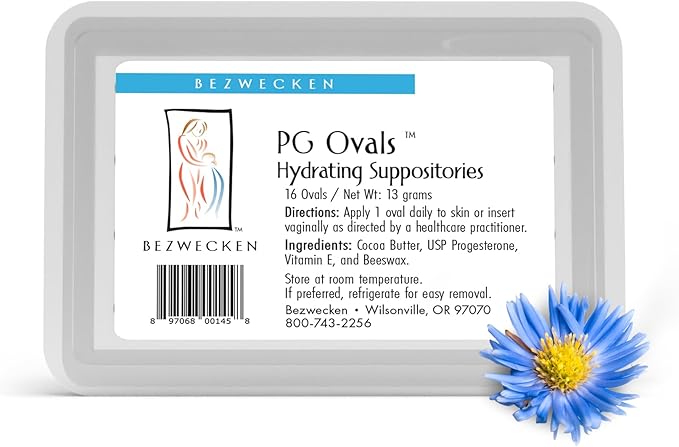 Bezwecken – PG Ovals – 16 Ovals – Same Trusted Formula New Improved Shape – Professionally Formulated to Alleviate Vaginal Dryness in Women of All Ages