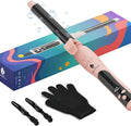 MiroPure Automatic Curling Iron 1 Inch Ionic Hair Curler Self Rotating Curling Wand with Longer Barrel for Waves and Curls Unique Button to Enable/Distable Rotation Get Rid of Accidentally Hit