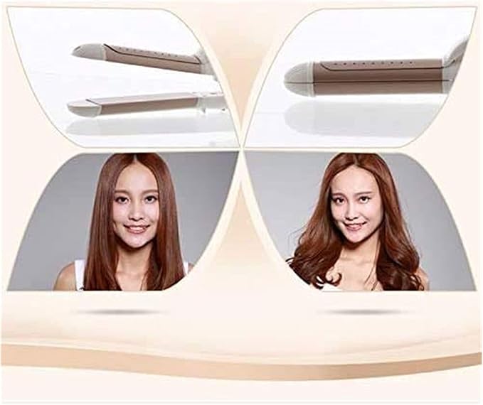 Hair Straightener Brush – Hair Straightening Iron with Built-in Comb 20s Fast Heating Anti-Scald Perfect for Professional Salon at Home