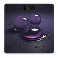 Water Droplets Scale for Body Weight Anti-Slip Digital Bathroom Scale Sturdy Toughened Glass Weighing Scales High Precision Safe Rounded Corners Smart Scales