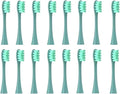 Replacement Brush HeadsCompatible for Oclean X/X PRO/Air 2 /SE / Z1/ F1/ OneDuPont Deep Cleaning Nozzles Sonic Soft(16pcs Green)