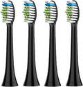 Compatible for 4pcs Replacement Brush Head Compatible with PH Sonic Care Diamondclean Electric Toothbrush(Black)