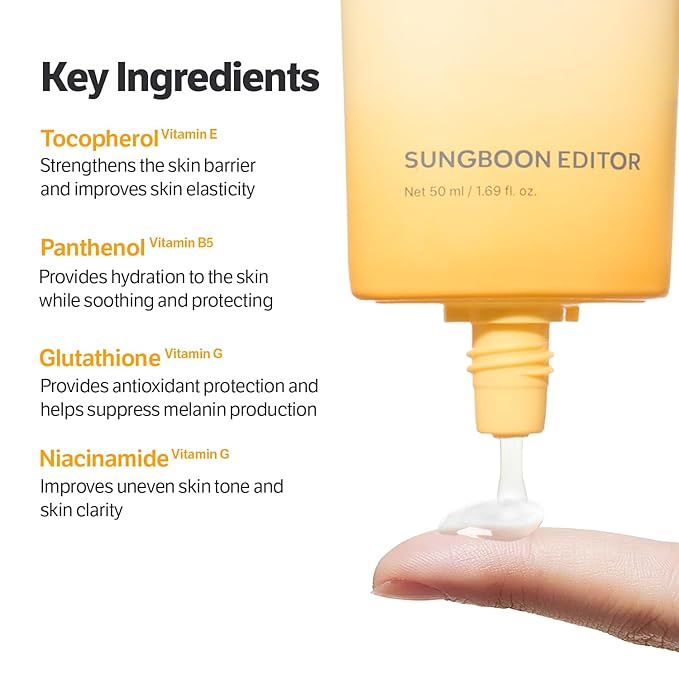 SUNGBOON EDITOR Daily Invisible Blurring Sunscreen with Broad Spectrum SPF 40 Invisible Sunscreen for Face Makeup Primer spf 50ml 1.69 fl.oz Oil Free Weightless (Pack of 2)
