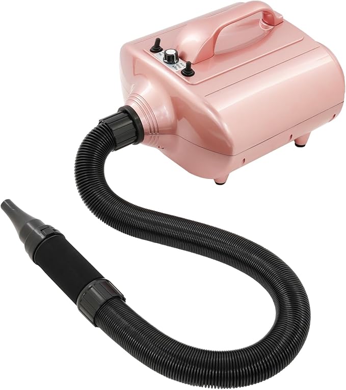 Pet Grooming Hair Dryer 3600W Dual Motor Dog Dryer Blower with Adjustable Speed &amp Temperature High Velocity Pet Hair Dryer for Large &amp Small Dogs Includes Nozzles &amp Flexible Hose