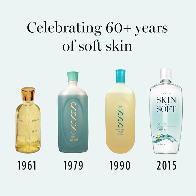 Avon Skin So Soft Original Shower Gel w/Jojoba Oil - 5 pack