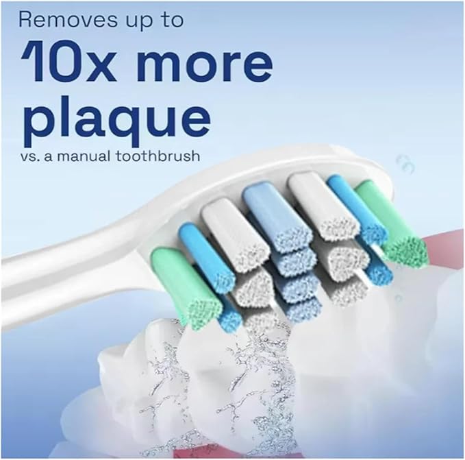 3Models Electric Toothbrush Head Compatible for with HX3/HX6/HX9 Series Models(4pcs 034-p)