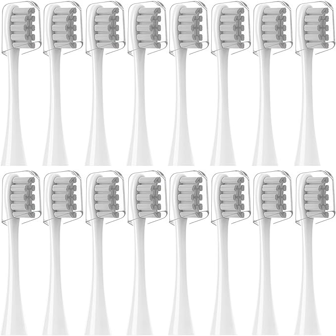 Replacement Brush Heads Compatible with Oclean Sonic X/X Pro/ Z1/ SE / F1 / One / PW01/03/05/07/09 P5 Electric Toothbrush Heads(16 (4 Colors))