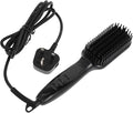 6 Beard and Hair Straightening Brush Gears Heat Professional Electric Comb for Smooth Shiny Styles LCD Display Rotating Cord for Home and Travel