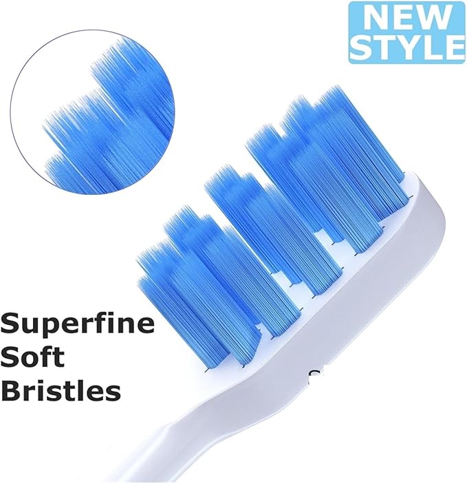 5/8/10PCS Replacement Toothbrush HeadsCompatible for Xiaomi T300 T500 Sonic Electric Teeth Brush Soft Teethbrush Nozzles(8 BJ White)