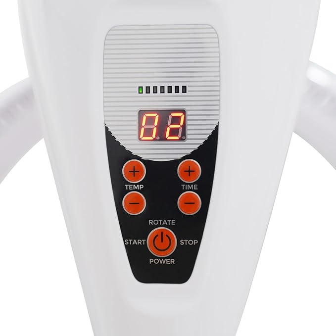 Professional Stand Hair Dryer 950W Salon Hair Steamer with Timer &amp Temp Control Adjustable Height 61-70 inch 360° Swivel Head &amp Wheels for Hair Drying Conditioning Coloring