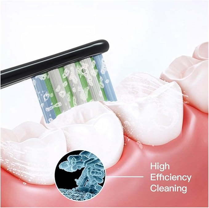 12PCS Replacement Brush Heads Compatible for X/X PRO/ Z1/ F1/ One/Air 2 /SE Sonic Electric Toothbrush(12pcs Gray)