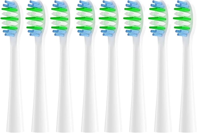12Pcs Compatible with Electric Toothbrush Replacement Heads(8pcs)