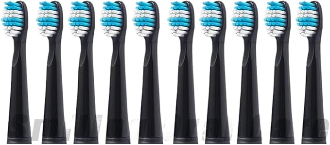 10/20PCS Electric Toothbrush HeadsCompatible for SEAGO SG899/SG507/SG610/SG659/SG917/E1/E2/E3 Vacuum Replacemen Brush Head(Orange)