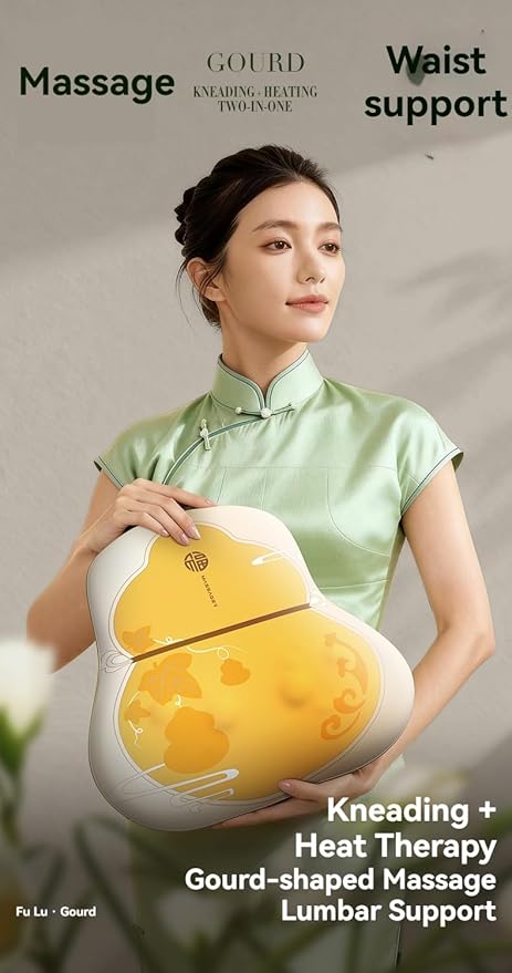 Cordless Back Massager for Pain Relief Deep Tissue 4 Major Modes with 3 Levels of IntensityBack and Neck Massager with HeatGift for Mom and Dad