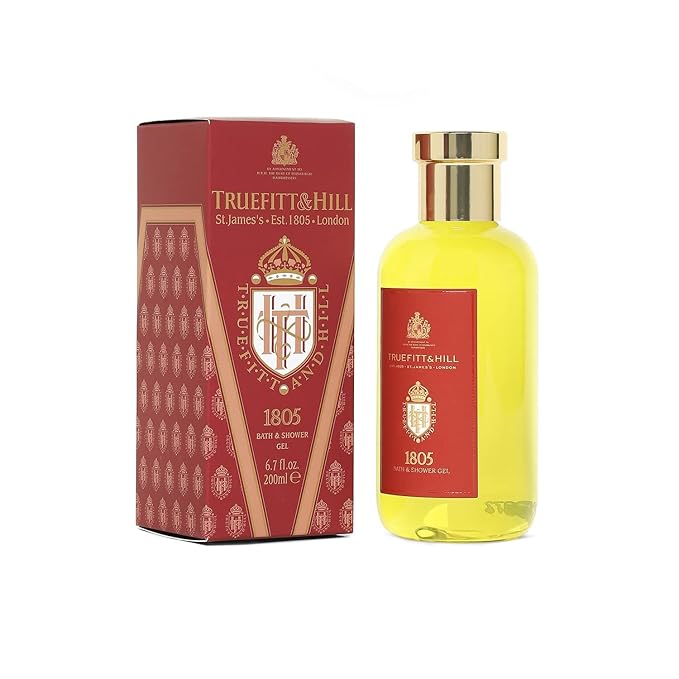 Truefitt &amp Hill 1805 Bath &amp Shower Gel For Men 200Ml 6.7 Ounce
