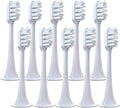 Compatible for Xiaomi Mijia T300 T500 T700 Ultrasonic for Mi Toothbrush Nozzles Replacement Tooth Brush Head(White-Soft)