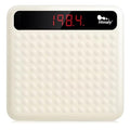 himaly Digital Body Weight Scale Bathroom Scale Step-On Technology High Precision Measurements Scales with Large Non Slip Silicone Platform and LCD Digital Display 400lbs/180kg Capacity White