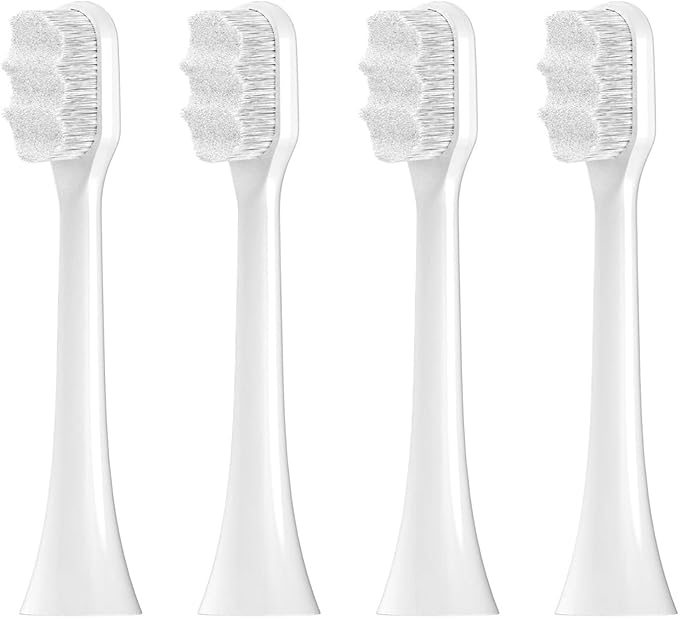 4/8/12PCS Soft Brush Heads Compatible with Philips Sonicare Electric Toothbrush(4 Pcs)