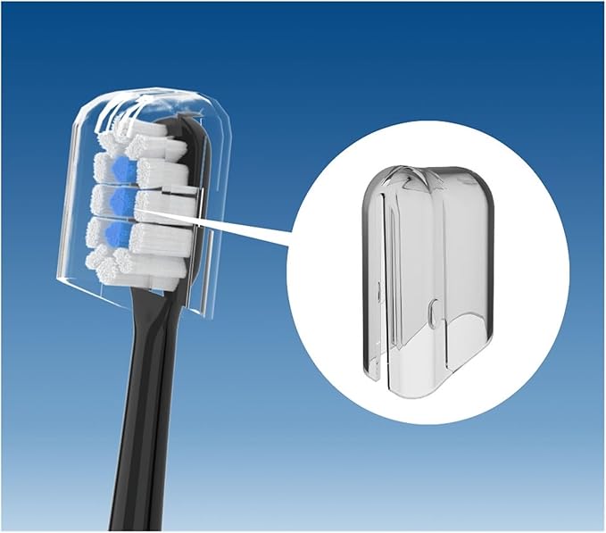 Replacement Brush HeadsCompatible for Xiaomi Mijia T301 T302 T501 /501CSonic Electric Toothbrush Head Soft Bristle(T301-302-WH6BK6)