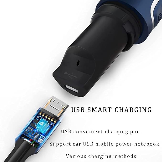 3-in-1 Nose Eyebrow &amp Facial Hair Trimmer Rechargeable